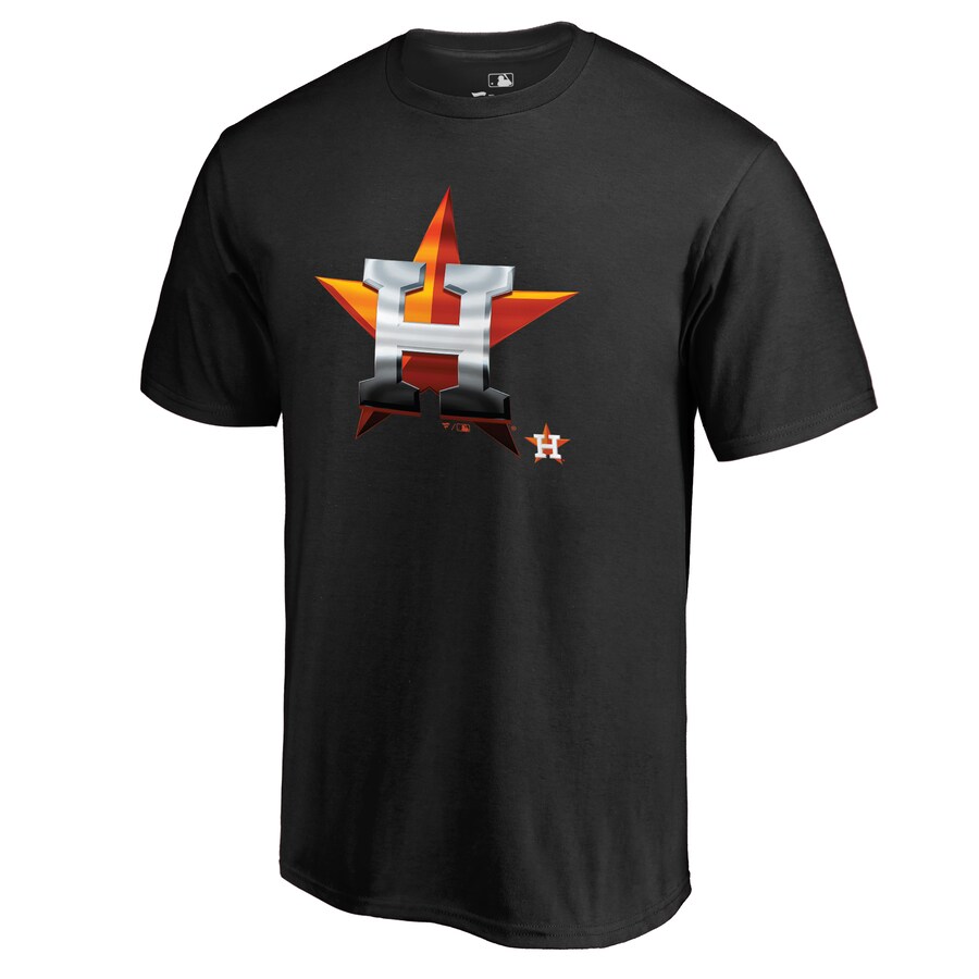 Men's Houston Astros Black Midnight Mascot T-Shirt