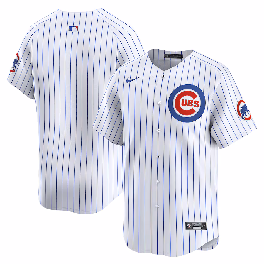 Men's Chicago Cubs Nike White Home Limited Jersey
