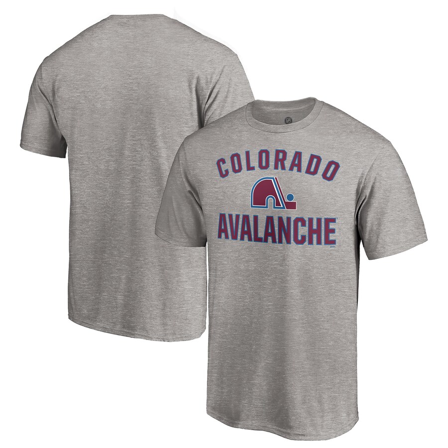 Men's Colorado Avalanche Heather Gray Special Edition Victory Arch T-Shirt
