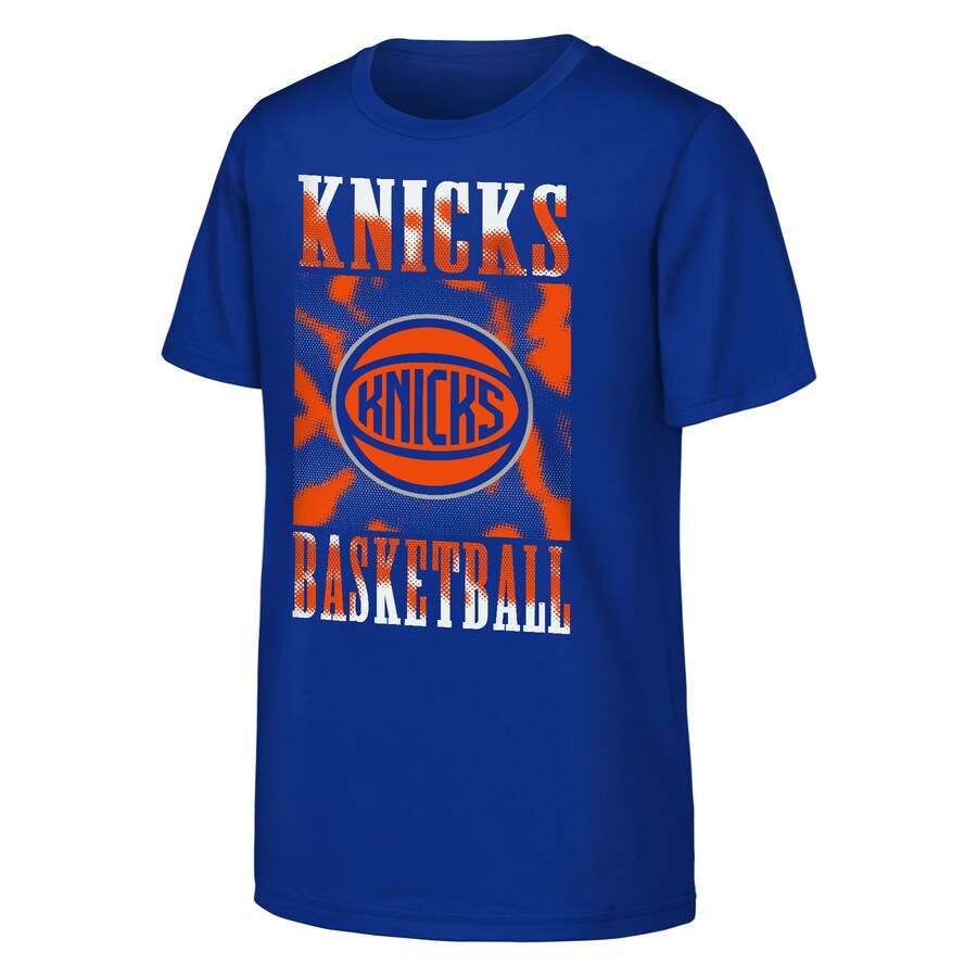 Youth New York Knicks Blue Garage Hero T-Shirt