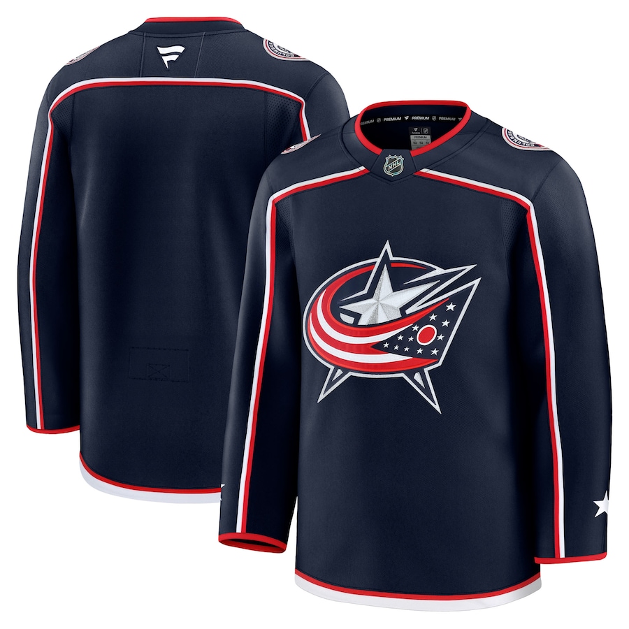 Men's Columbus Blue Jackets Fanatics Navy Home Premium Jersey