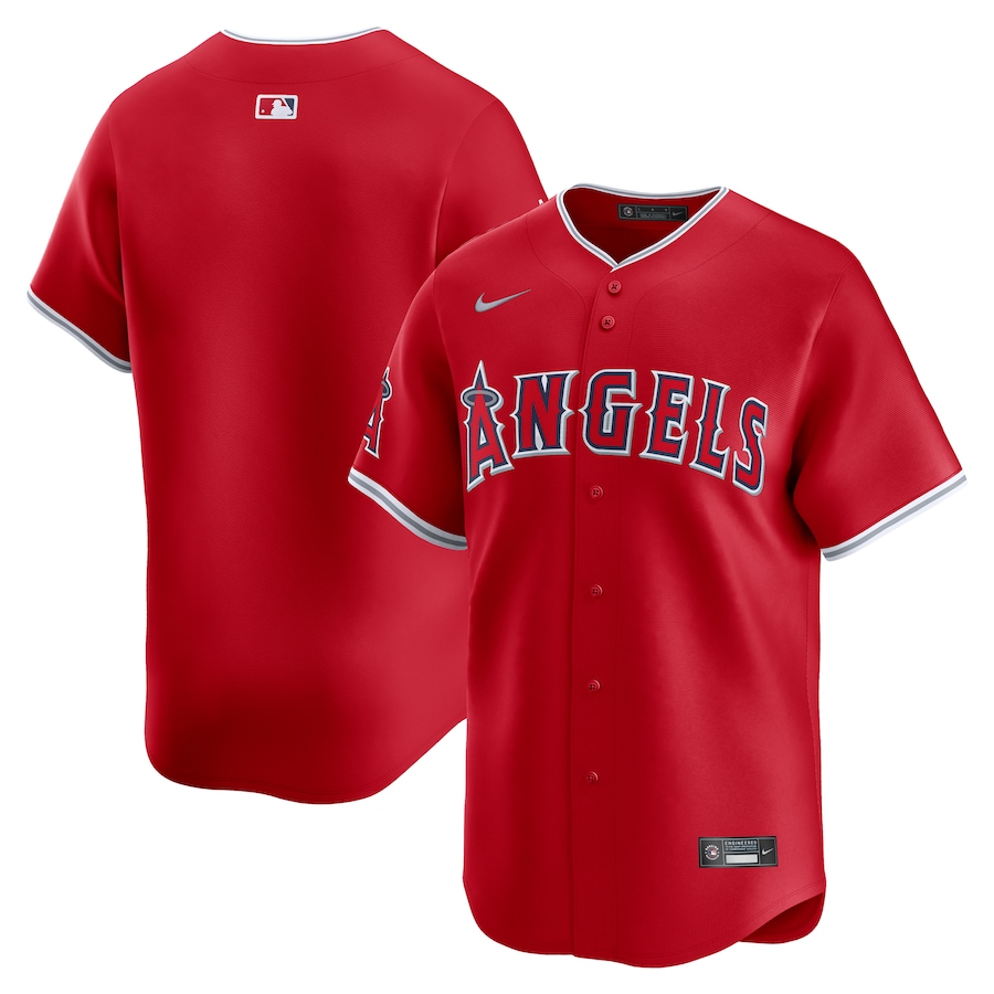 Men's Los Angeles Angels Nike Red Alternate Limited Jersey
