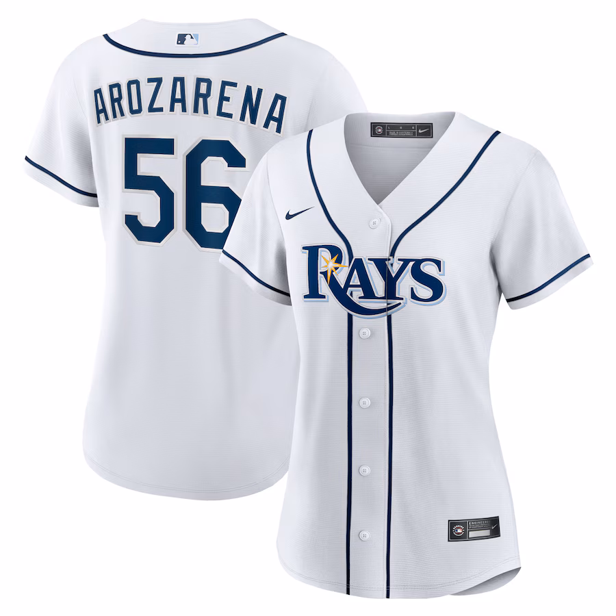 Women's Tampa Bay Rays Randy Arozarena Nike White Home Replica Player Jersey