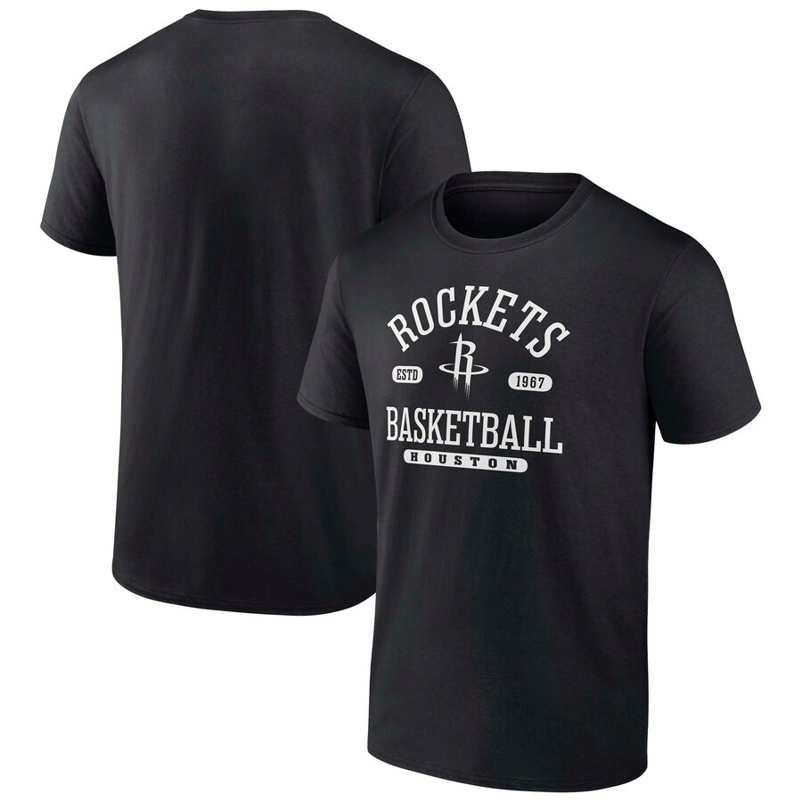 Men's Houston Rockets Fanatics Black Calling Plays T-Shirt