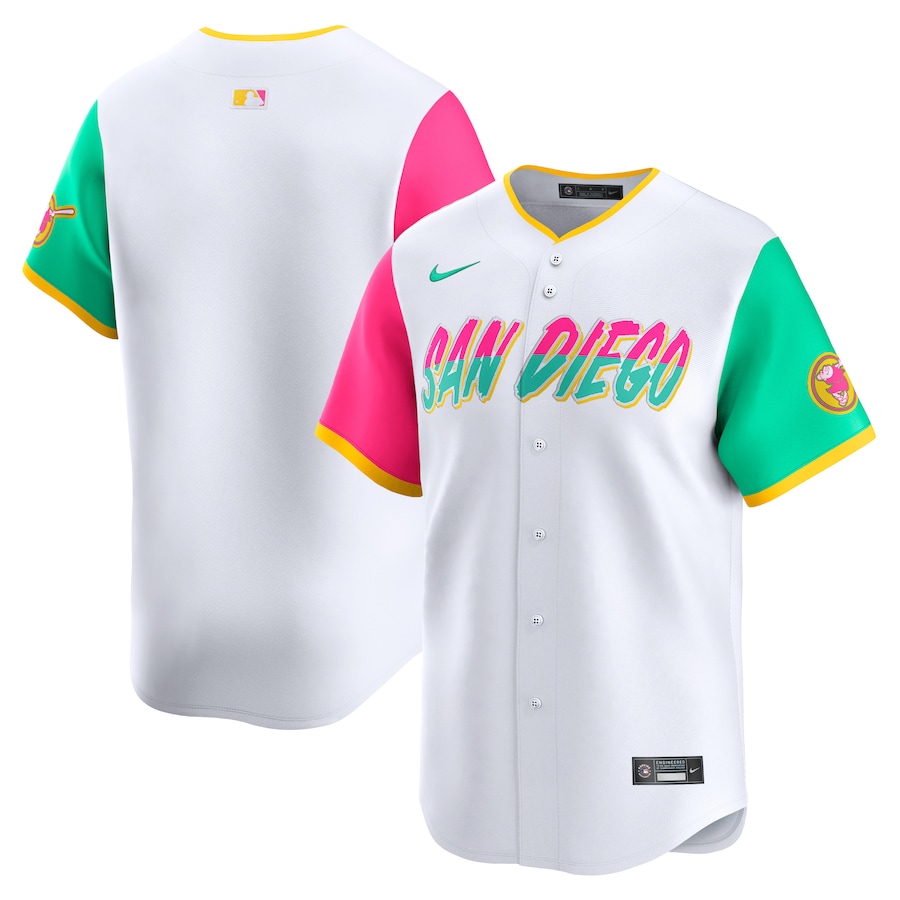 Men's San Diego Padres Nike White City Connect Limited Jersey