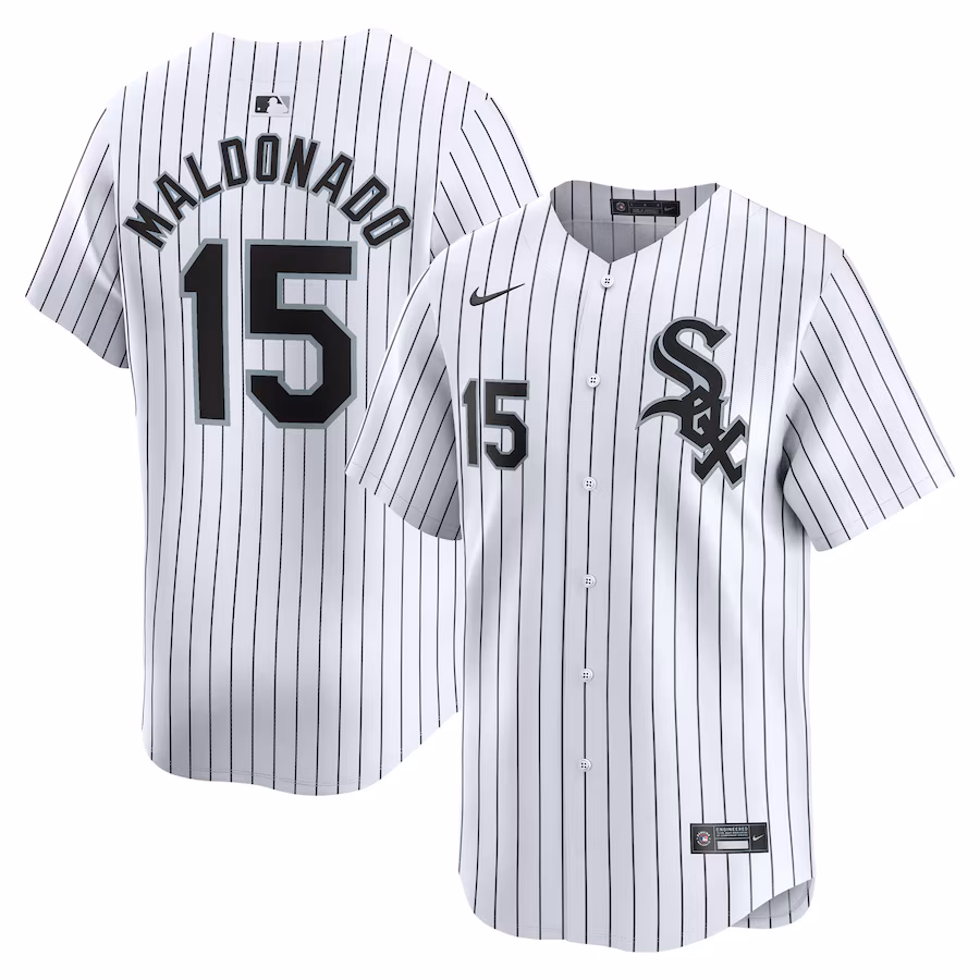 Men's Chicago White Sox Martín Maldonado Nike White Home Limited Player Jersey