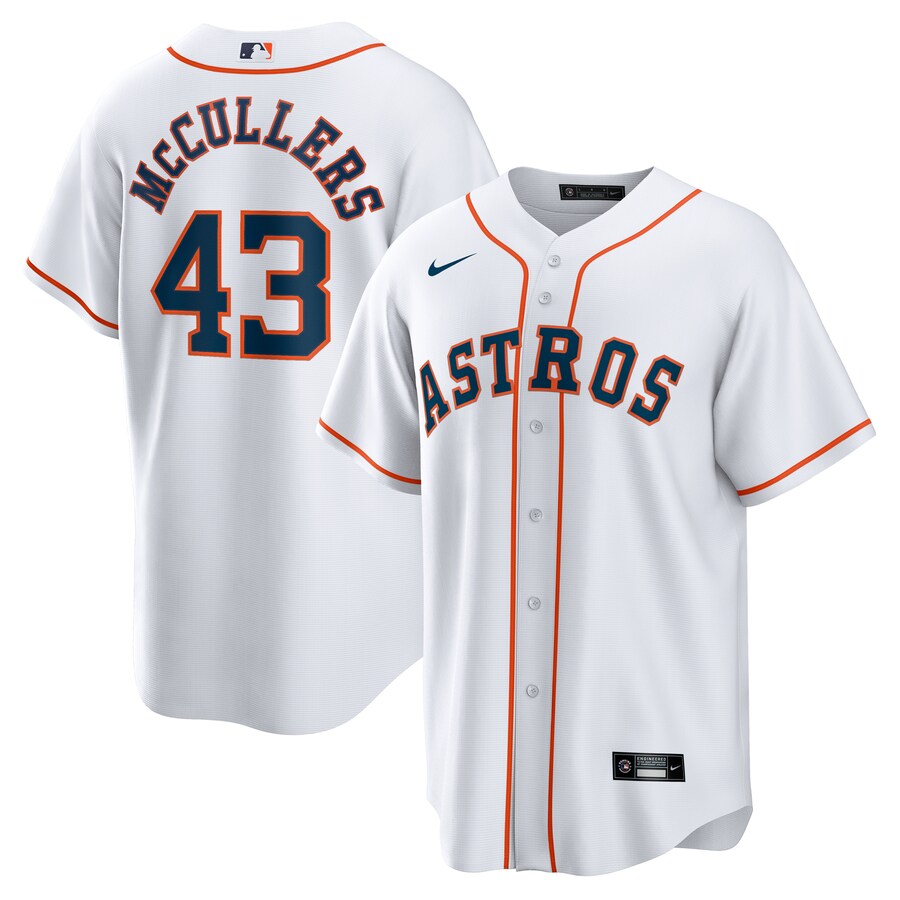 Men's Houston Astros Lance McCullers Jr. Nike White Home Replica Jersey