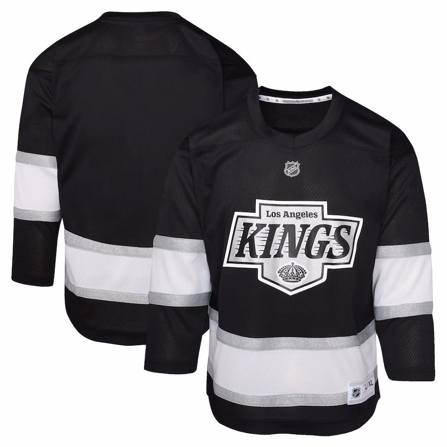 Youth Los Angeles Kings Black Home Replica Jersey