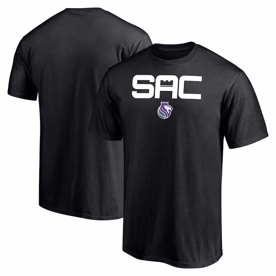 Men's Sacramento Kings Black Push Ahead T-Shirt