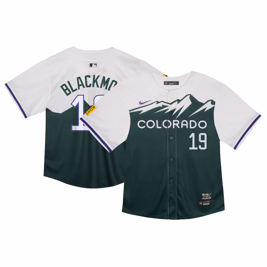 Toddler Colorado Rockies Charlie Blackmon Nike Green City Connect Limited Player Jersey