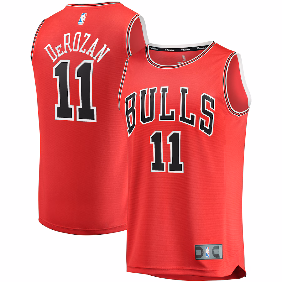 Youth Chicago Bulls DeMar DeRozan Fanatics Red Fast Break Player Jersey - Icon Edition