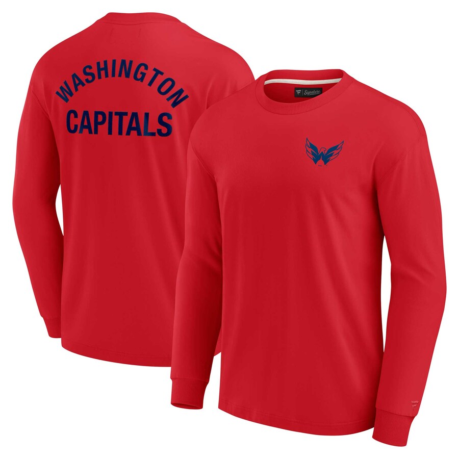 Unisex Washington Capitals Fanatics Red Elements Super Soft Long Sleeve T-Shirt