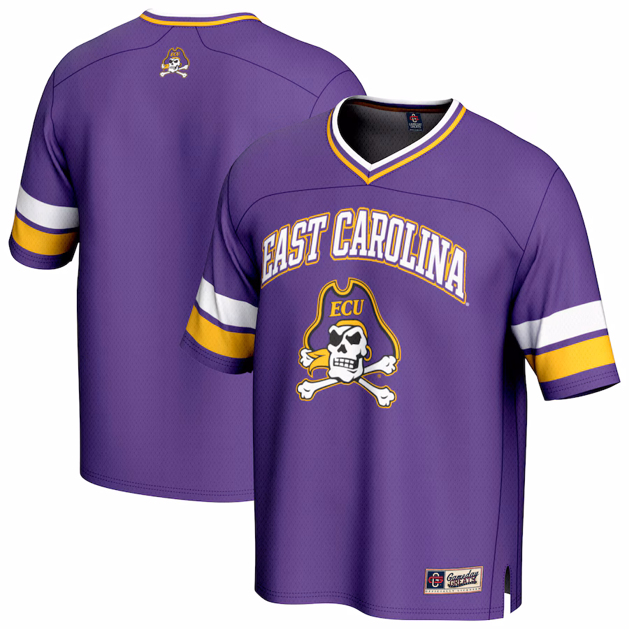 Youth GameDay Greats Purple ECU Pirates Spirit Football Jersey
