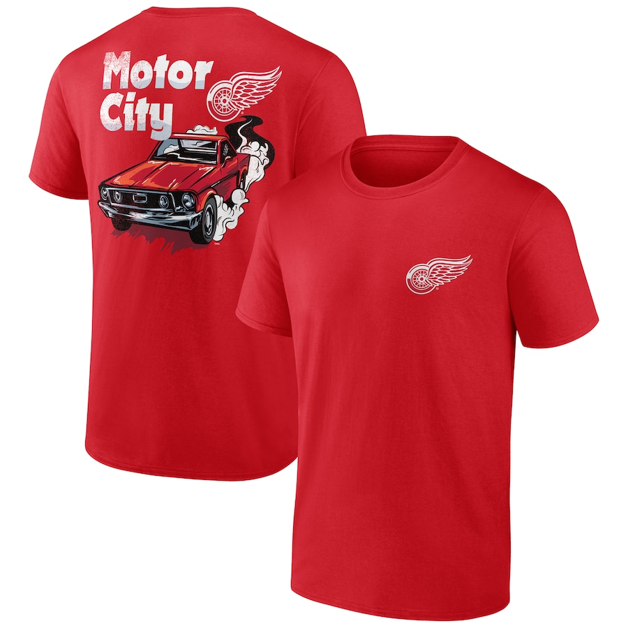 Men's Detroit Red Wings Red Bring It T-Shirt