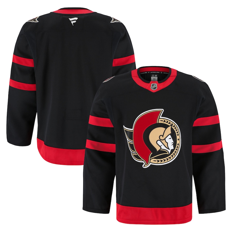 Men's Ottawa Senators Fanatics Black Home Authentic Pro Jersey