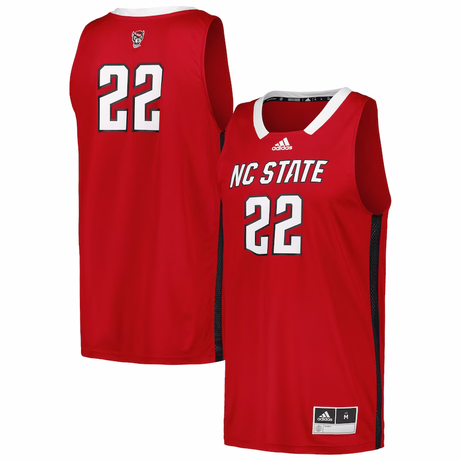 #22 NC State Wolfpack adidas Swingman Jersey - Red