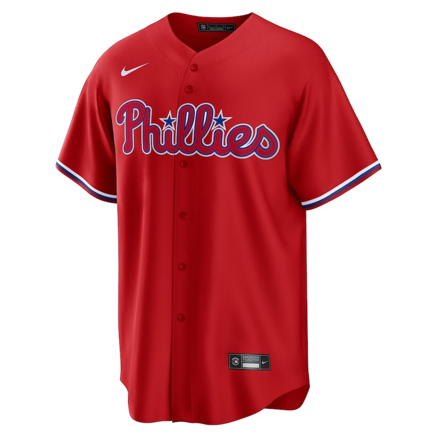Men's Philadelphia Phillies Bryce Harper Nike Red Alternate Replica Player Name Jersey