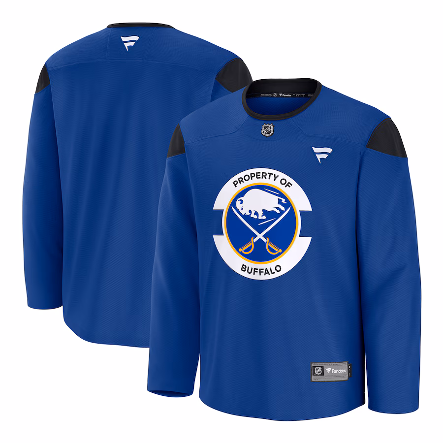 Men's Buffalo Sabres Fanatics Royal Home Practice Jersey