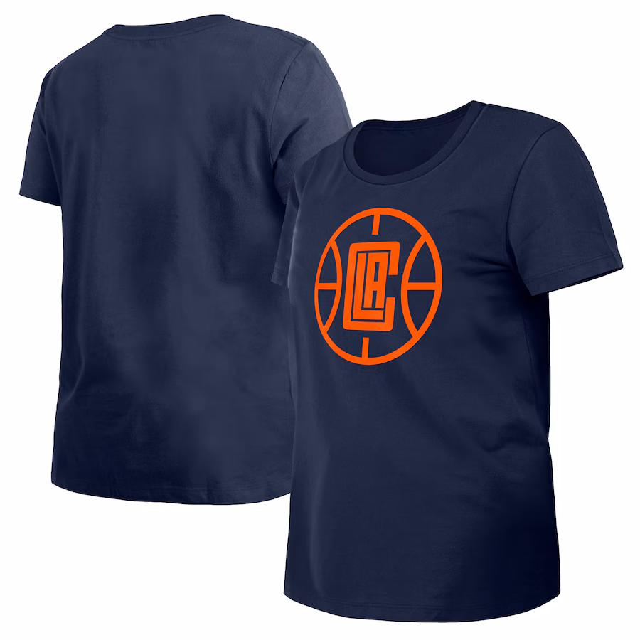 Women's LA Clippers New Era Navy 2023/24 City Edition T-Shirt