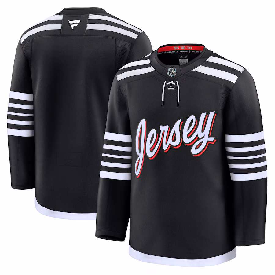 Men's New Jersey Devils Fanatics Black Alternate Premium Jersey