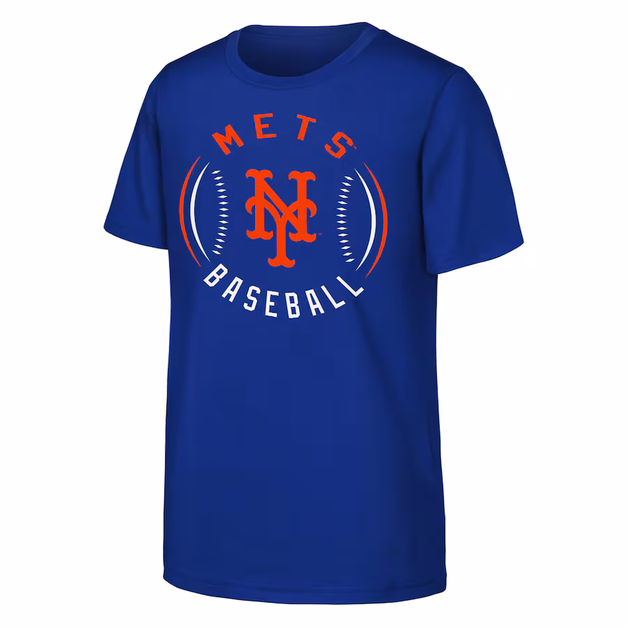 Youth New York Mets Royal Golden Glove T-Shirt