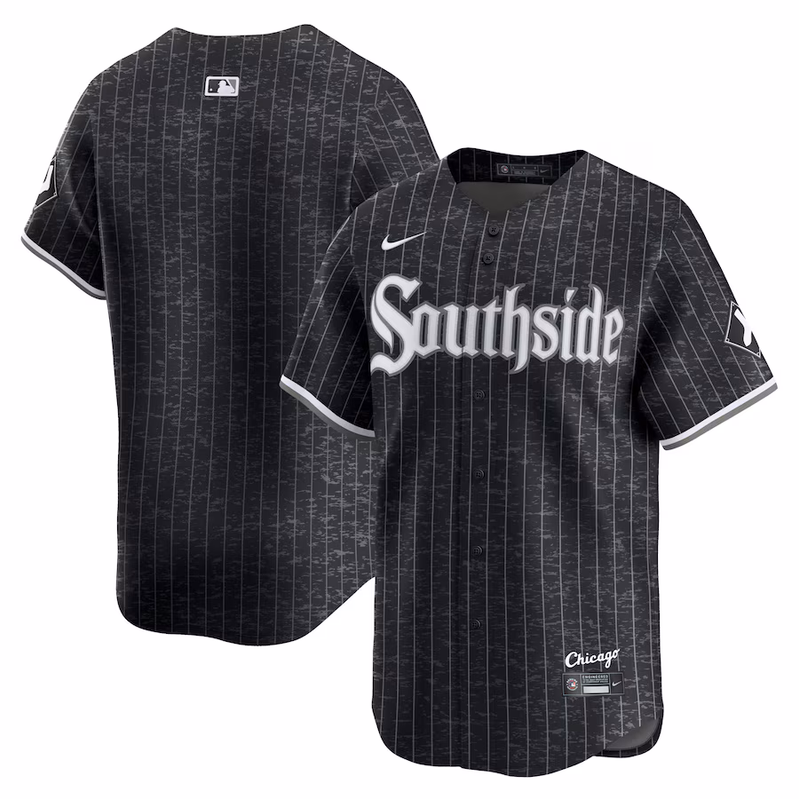Men's Chicago White Sox Nike Black City Connect Limited Jersey