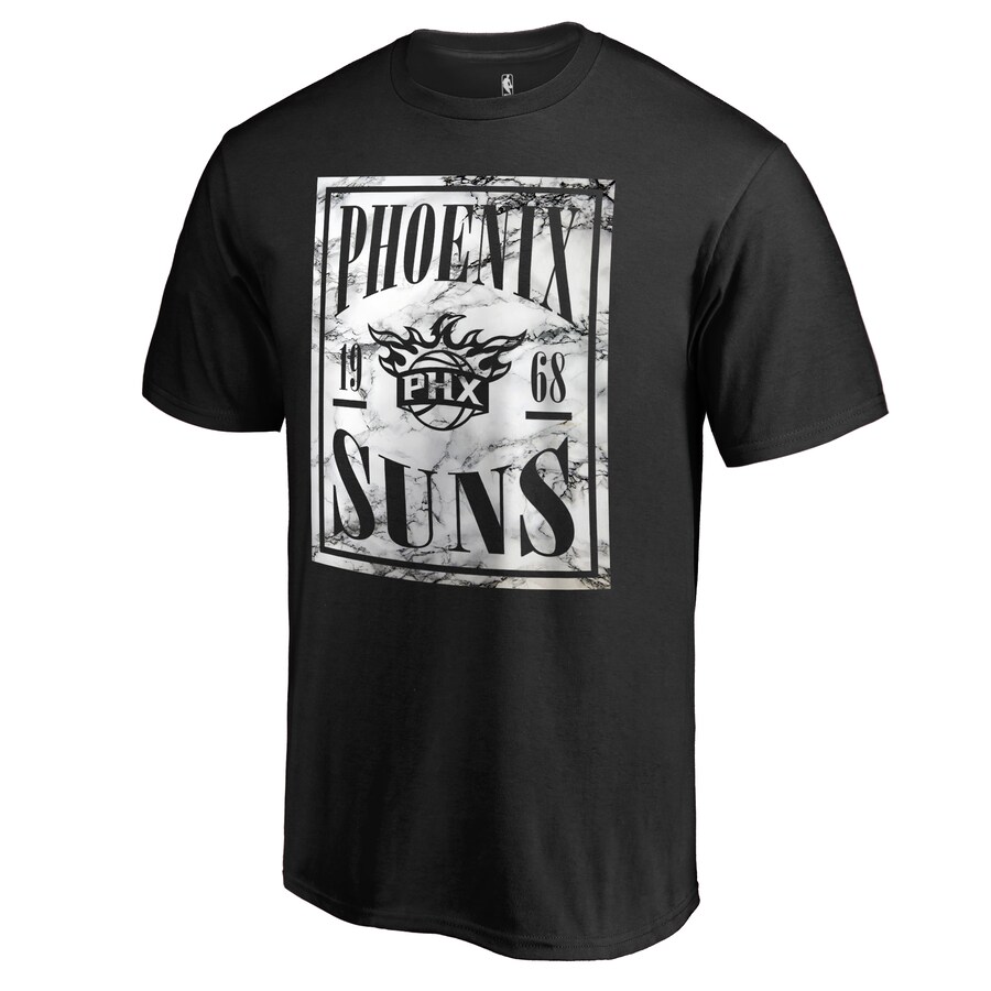 Men's Phoenix Suns Black Court Vision T-Shirt