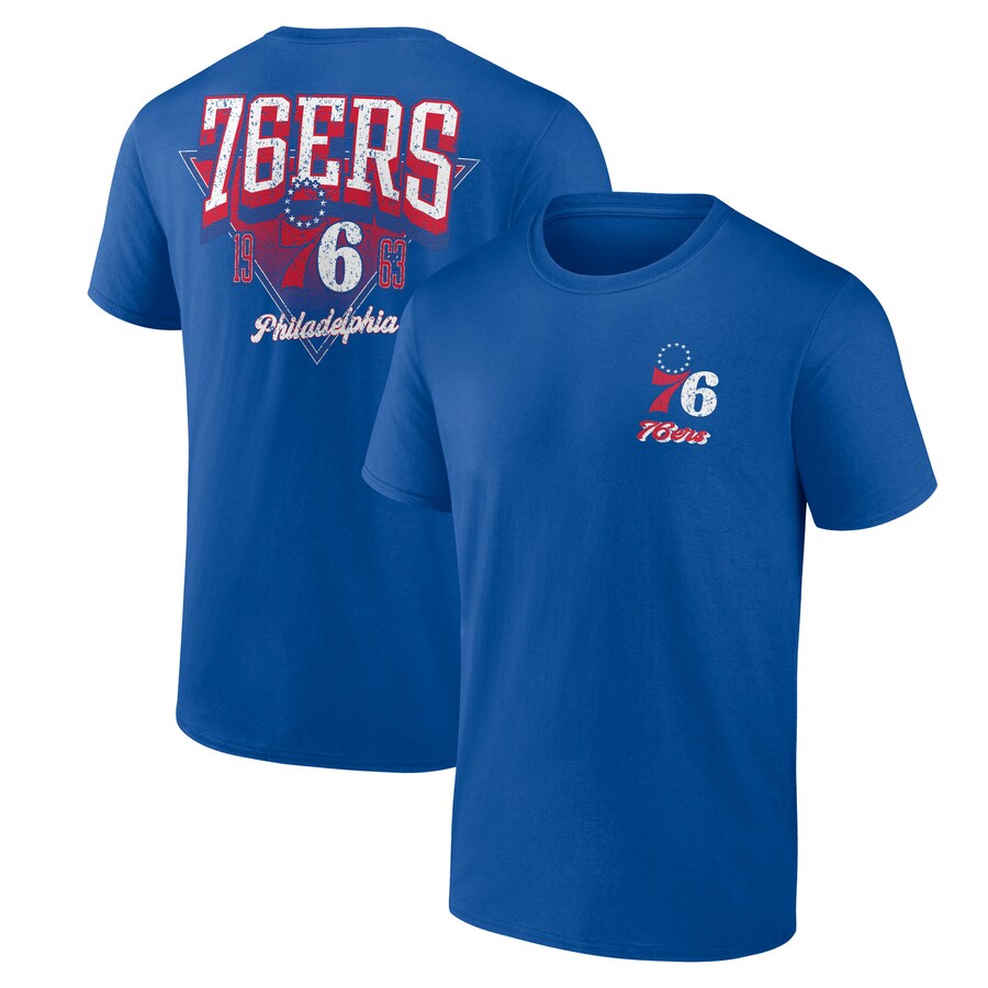 Men's Philadelphia 76ers Royal Never Over T-Shirt