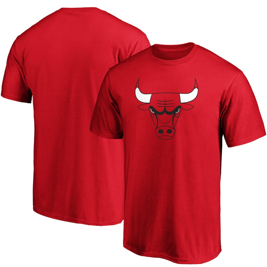 Men's Chicago Bulls Fanatics Red Primary Team Logo T-Shirt