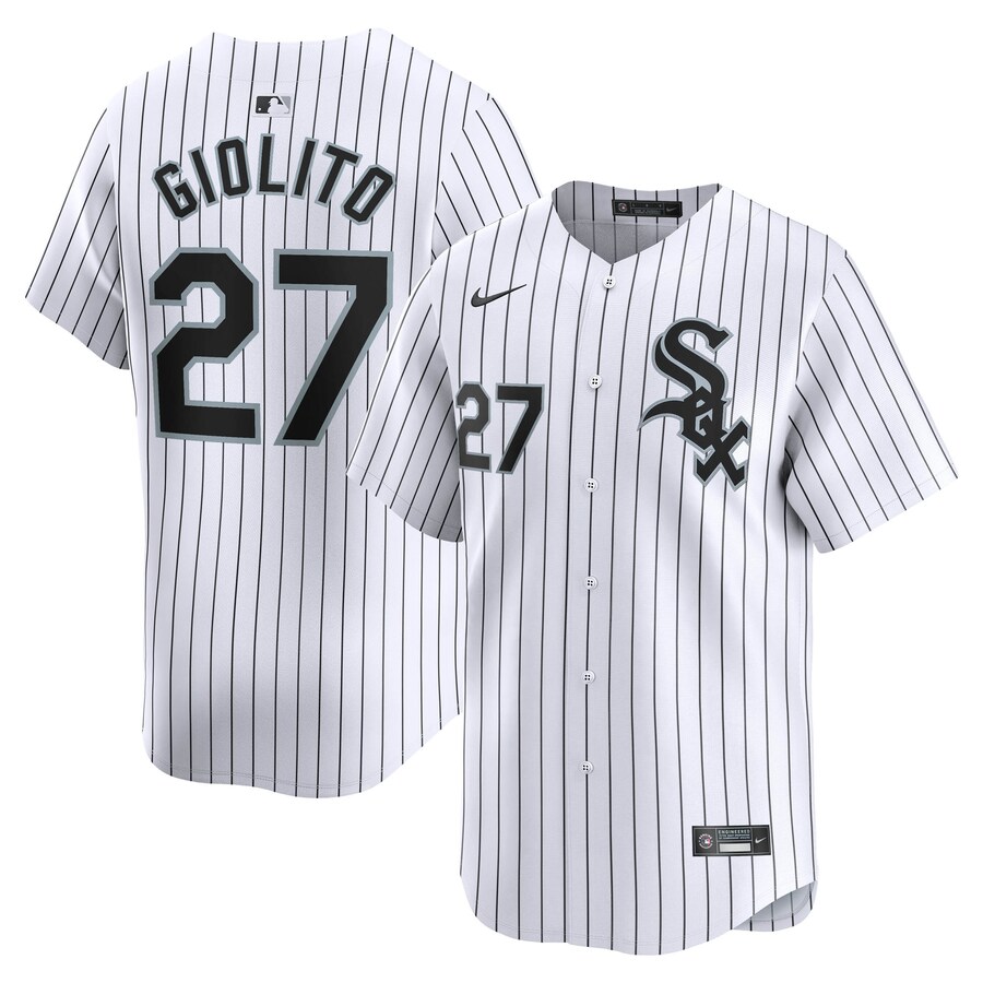 Men's Chicago White Sox Lucas Giolito Nike White Home Limited Player Jersey