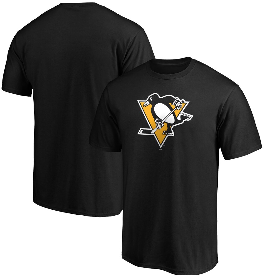 Men's Pittsburgh Penguins Black Primary Logo T-Shirt