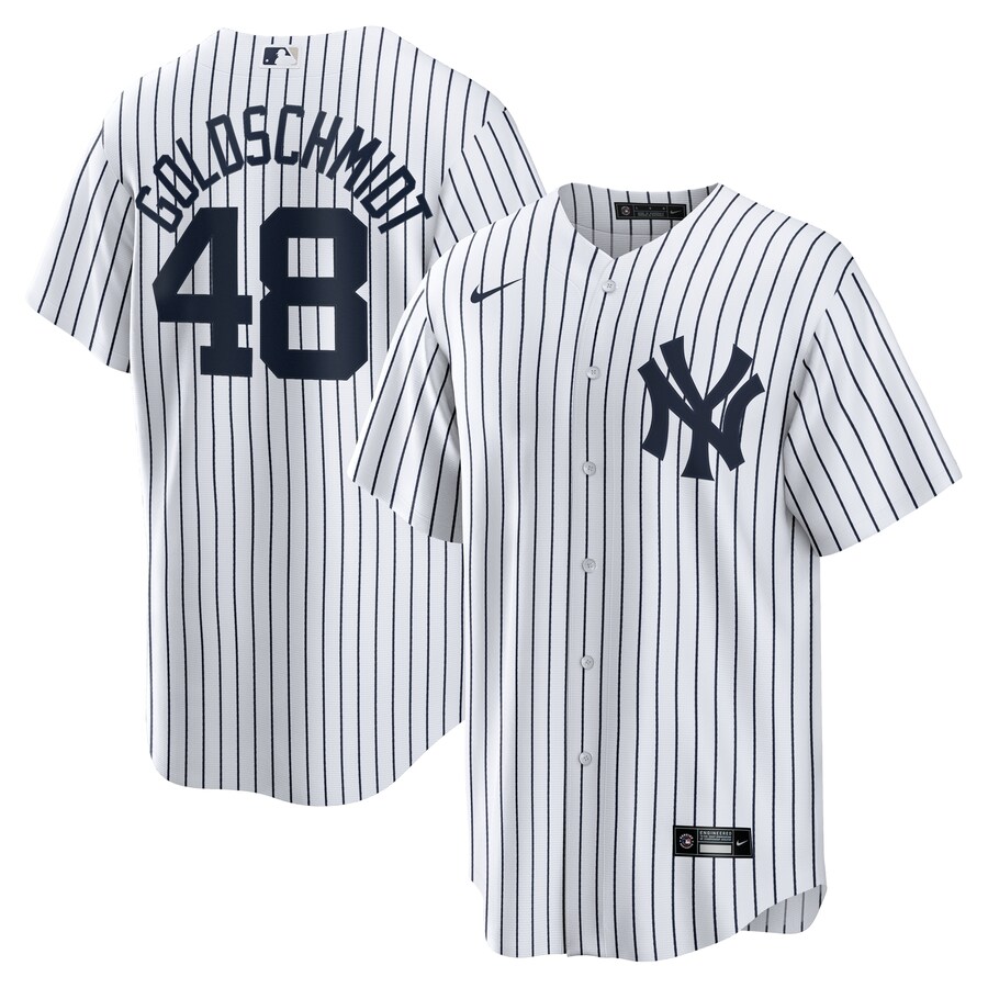 Men's New York Yankees Paul Goldschmidt Nike White Home Replica Jersey