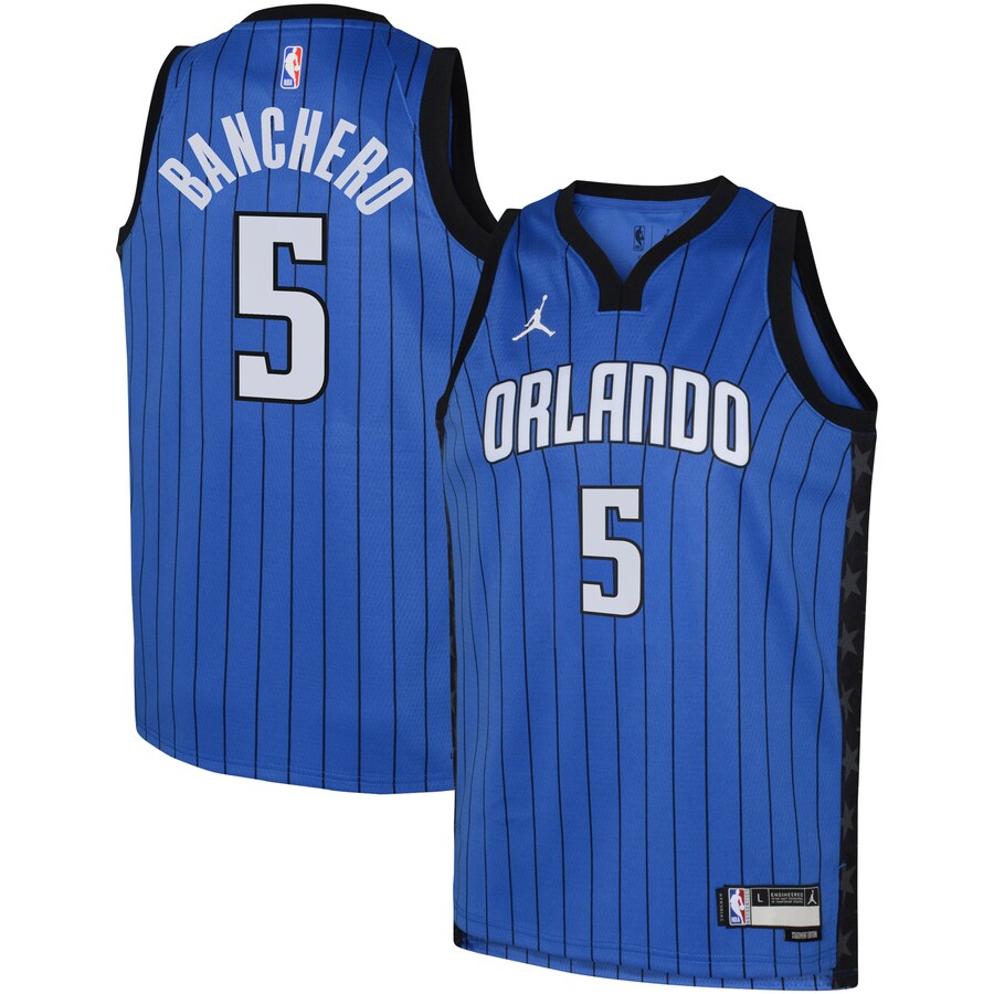 Youth Orlando Magic Paolo Banchero Jordan Brand Royal Swingman Jersey - Statement