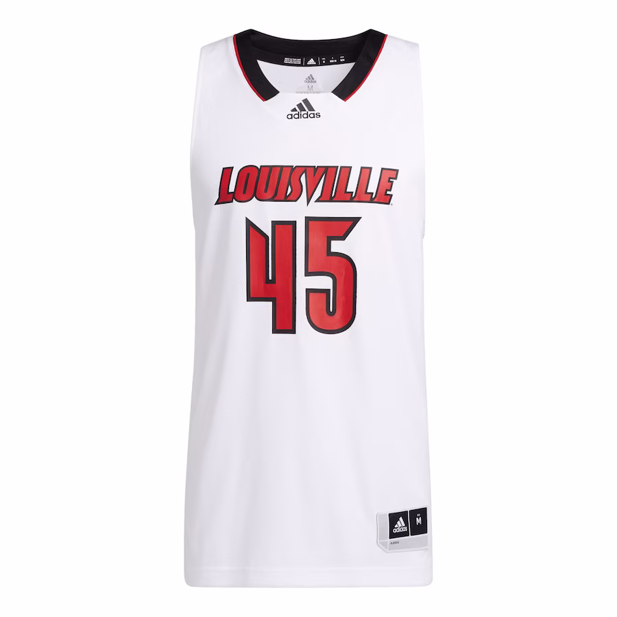 Louisville Cardinals adidas Swingman Basketball Jersey - White