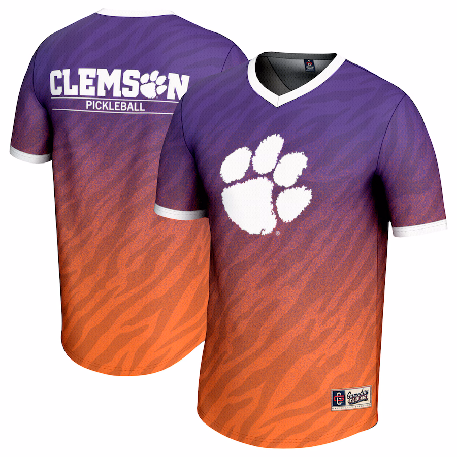 Clemson Tigers GameDay Greats Unisex Lightweight Pickleball Jersey - Purple