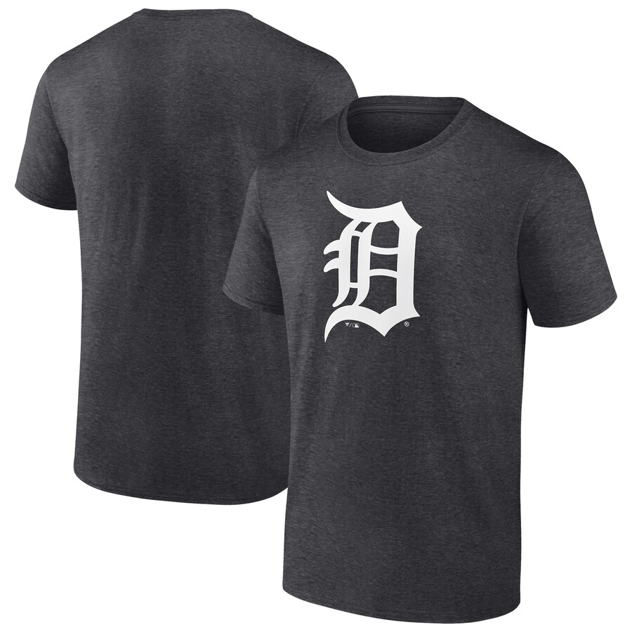 Men's Detroit Tigers Charcoal Monochrome T-Shirt