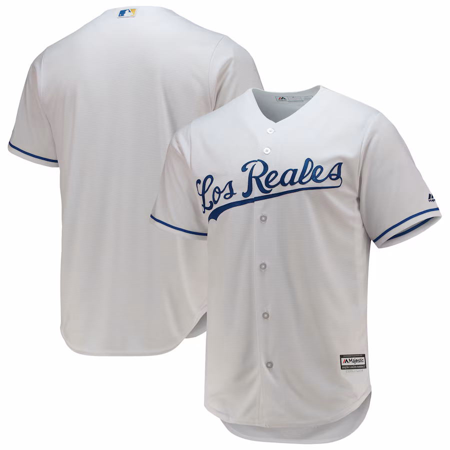 Men's Kansas City Royals Majestic White Team Official Jersey