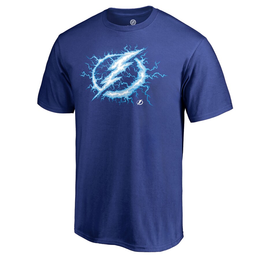 Men's Tampa Bay Lightning Blue Logo Hometown Collection Local T-Shirt