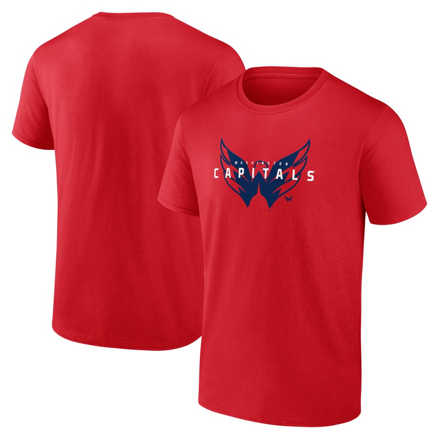 Men's Washington Capitals Red Coordinate T-Shirt