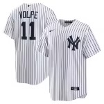 Men's New York Yankees Anthony Volpe Nike White Home Replica Player Jersey