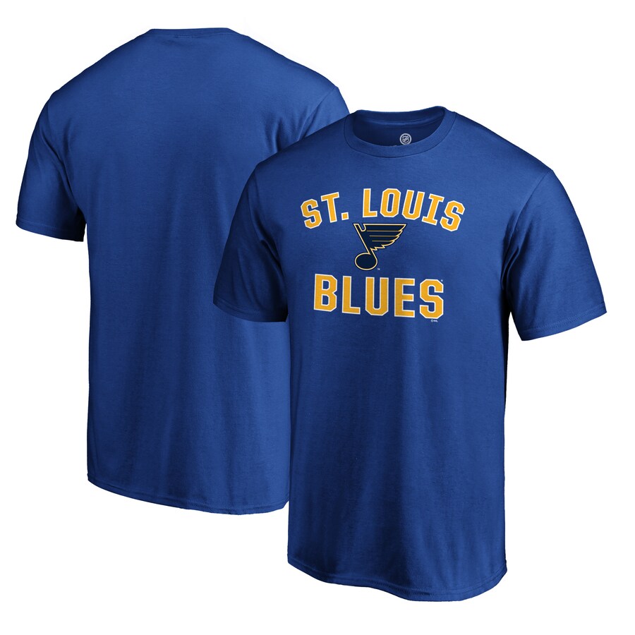 Men's St. Louis Blues Fanatics Blue Team Victory Arch T-Shirt