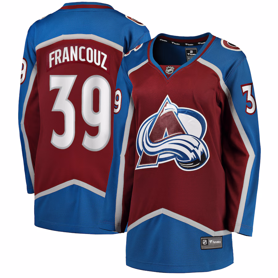 Women's Colorado Avalanche Pavel Francouz Fanatics Burgundy Home Breakaway Player Jersey