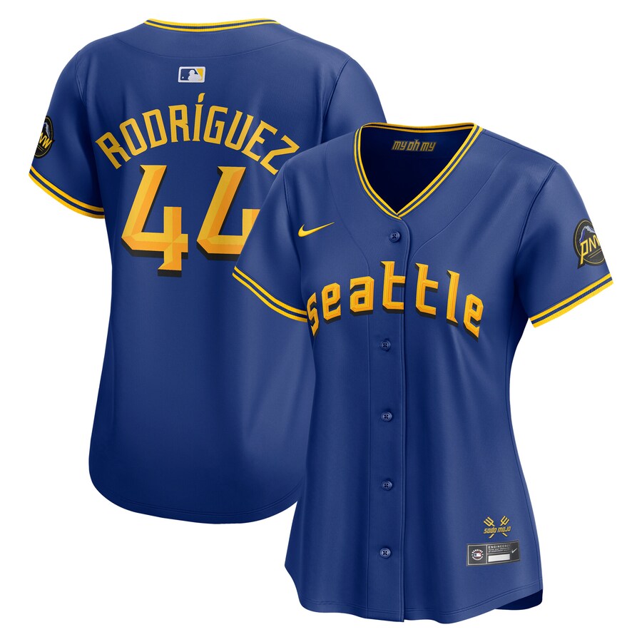 Women's Seattle Mariners Julio Rodriguez Nike Royal City Connect Limited Jersey
