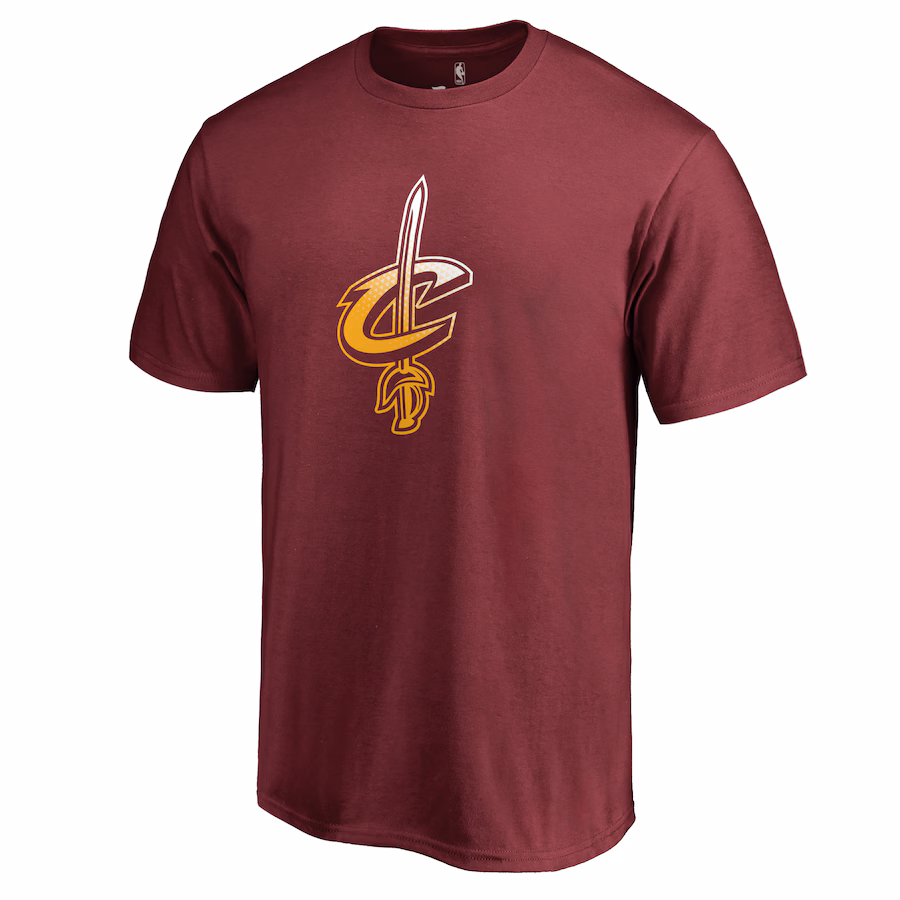 Men's Cleveland Cavaliers Maroon Gradient Logo T-Shirt