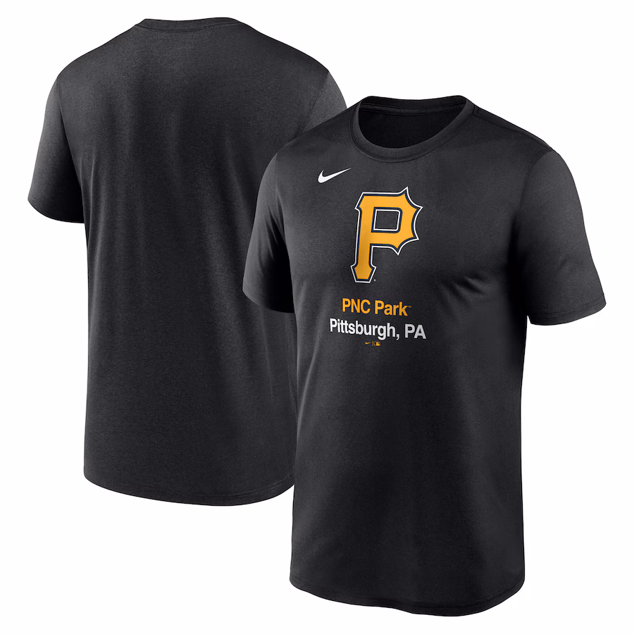 Men's Pittsburgh Pirates Nike Black Stadium Legend Performance T-Shirt