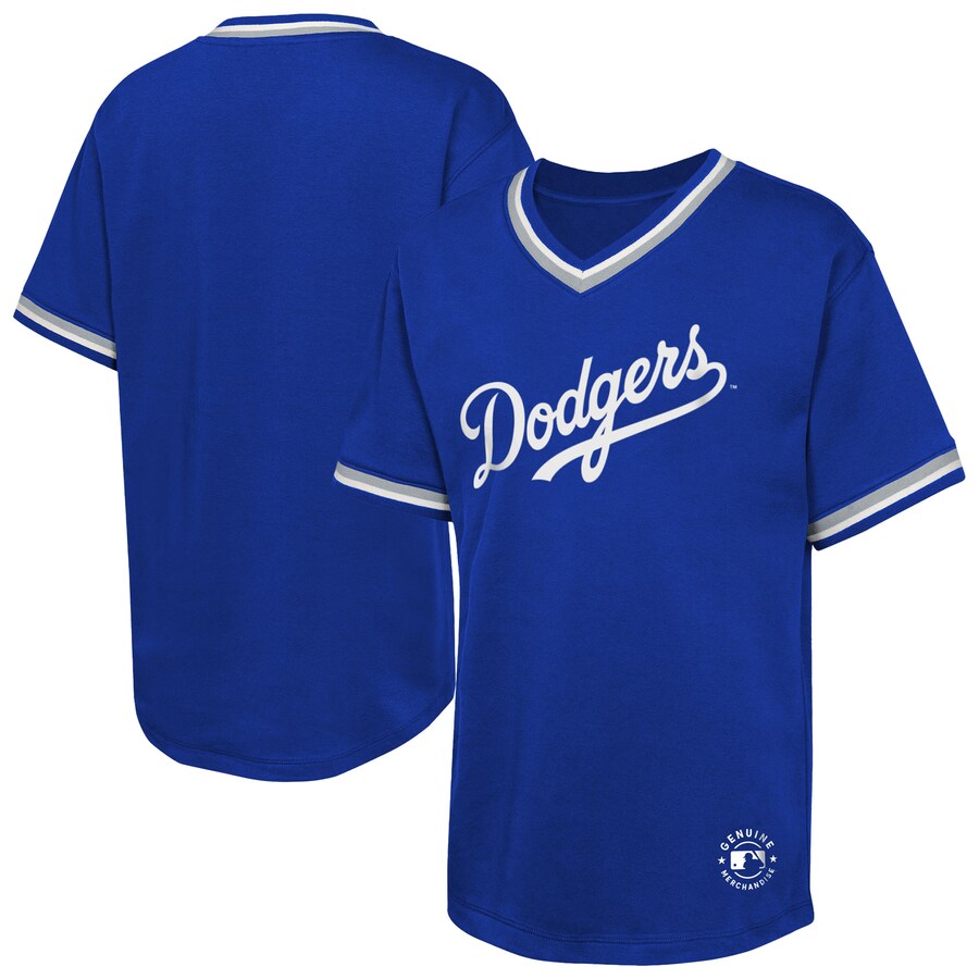 Youth Los Angeles Dodgers Royal Relief Pitcher V-Neck T-Shirt