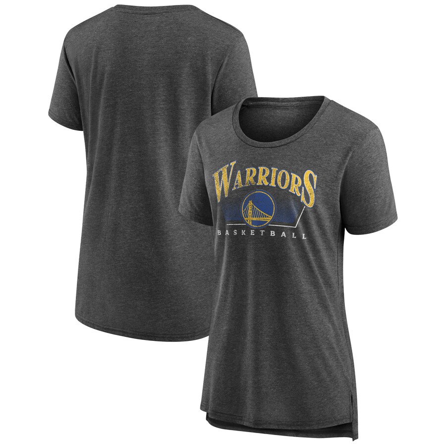 Women's Golden State Warriors Gray Selection Tri-Blend T-Shirt