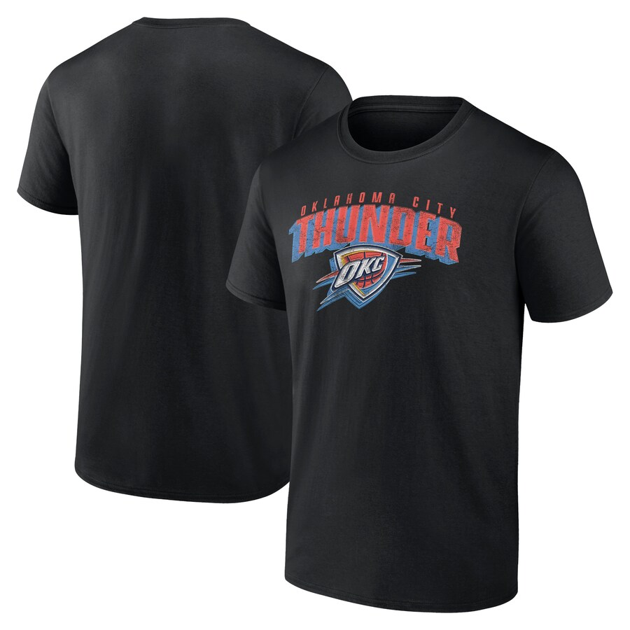 Men's Oklahoma City Thunder Black Breakaway Dunk T-Shirt