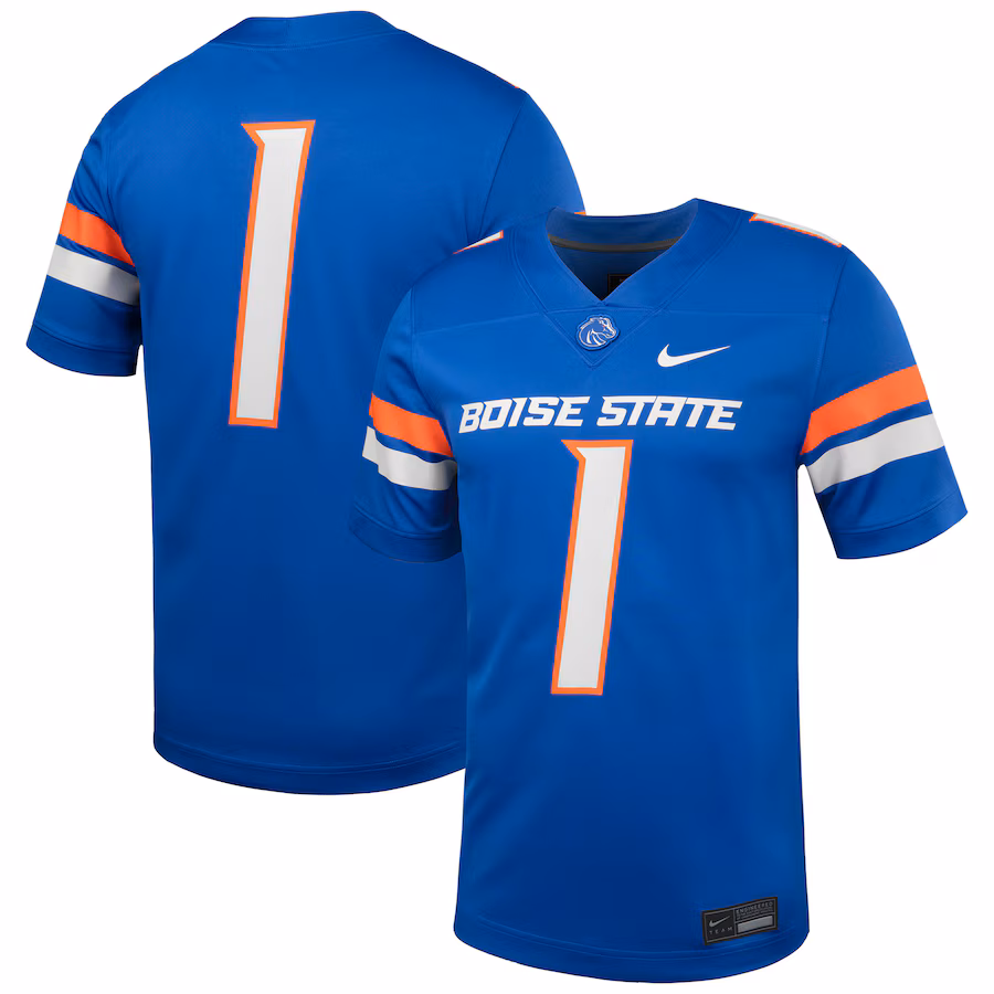 #1 Boise State Broncos Nike Untouchable Football Jersey - Royal