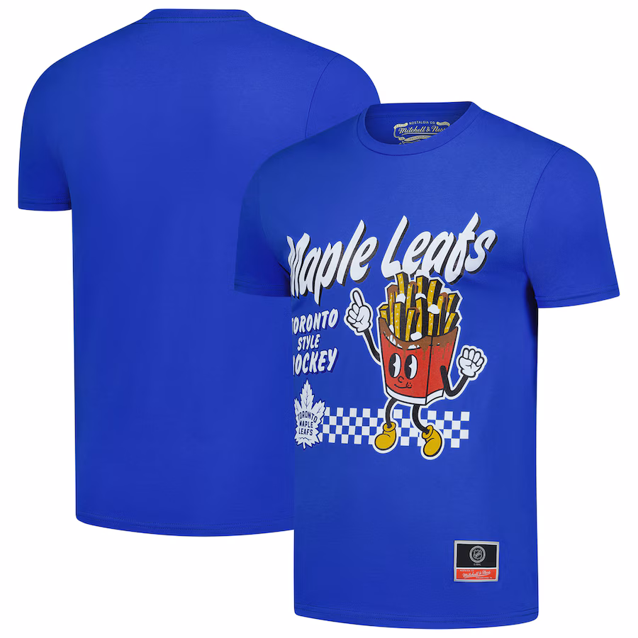 Men's Toronto Maple Leafs Mitchell & Ness Blue Local Food T-Shirt